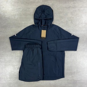 Wholesale Men's Nylon Windbreaker Tracksuit Blank Custom Zipper Jacket and Pants <b>Set</b> - Product Image 2