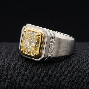Anillo de Diamantes de Platino Clásico y Elegante, Joyería Premium para Bodas, Compromisos, Fiestas y Uso Diario - Product Image 4
