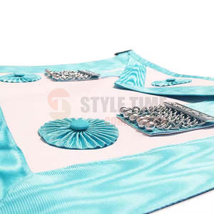 Nouveaux tabliers maçonniques légers en stock, fabriqués dans les meilleurs matériaux, prix de gros abordable. - Product Image 3