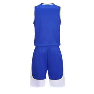 Ropa Deportiva de Entrenamiento para Exteriores Hecha 100% de Poliéster, Conjunto de 2 Piezas, Camiseta sin Mangas y Pantalones Cortos, Uniforme de Baloncesto - Product Image 3