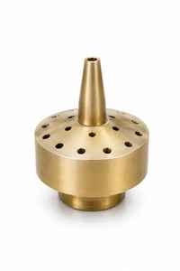 Outdoor Wall <b>Mount</b> Stainless Steel Blossom Flower Fountain <b>Spray</b> Nozzle Natural Finish Garden Landscape Water Feature Fitting - Product Image 2