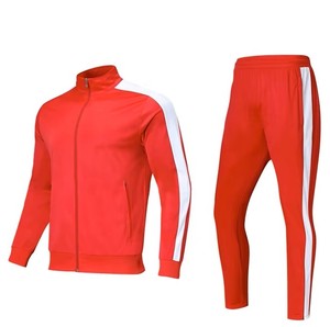 Tracksuit with zipper <b>jacket</b> designed in basics cotton blended fabric offering comfort and style for gym <b>workout</b> and running - Product Image 3