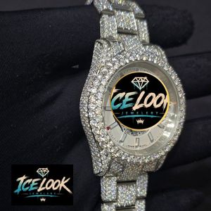 Reloj de Lujo de Acero Inoxidable con Aspecto de Cuarzo, Esfera Plateada, Bisel de Cristal, Brazalete, Joyería de Moda, Regalo - Product Image 4