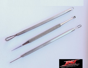 Kit para Eliminar Puntos Negros y Blancos, Extractor de Acné y Comedones Curvo, Juego de Herramientas para el Tratamiento de Imperfecciones con Estuche - Product Image 6