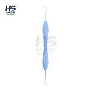 Herramienta Dental Restauradora de Doble Punta Modella Composite Instrument, Mango de Silicona Azul Claro, Acero Inoxidable Antiadherente, con Certificación CE - Product Image 3