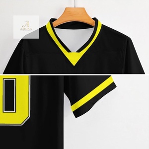 เสื้อรักบี้พิมพ์ลายแบบซับลิเมชั่นสั่งทำได้ คุณภาพสูง มีทุกขนาด เสื้อรักบี้ทำจากวัสดุโพลีเอสเตอร์ รับผลิตแบบ OEM - Product Image 4