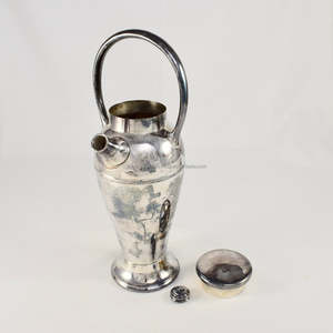 เครื่องปั่นค็อกเทลสแตนเลสสีเงินหรูหราพร้อมที่จับเหมาะสำหรับอุปกรณ์บาร์และอุปกรณ์เสริมสำหรับงานกิจกรรม - Product Image 3