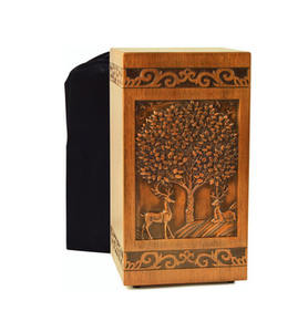 โกศบรรจุอัฐิไม้ธรรมชาติสไตล์อเมริกัน งานแฮนด์เมด สำหรับผู้ใหญ่ ราคาประหยัด รับทำโลโก้ตามสั่ง สำหรับทั้งชายและหญิง ขายดี - Product Image 4