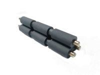 Rouleau en caoutchouc silicone Lanjo V2470 OEM personnalisé avec axe en acier inoxydable, qualité supérieure, fabriqué à Taïwan, Chine, pour l'impression