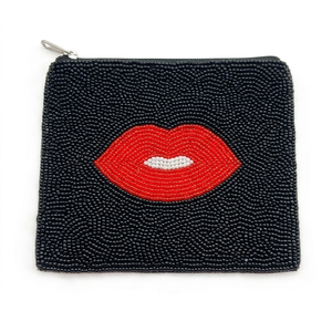 Modern Seed Beads Coin Pouch Designer <b>Small</b> <b>Wallet</b> Elegant Beaded Embroidery Coin Purse Party Style Bag - Product Image 3