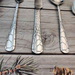 Juego de Cubiertos Profesionales de Acero Inoxidable para Buffet |   Cubiertos Pulidos Resistentes para Hoteles, Restaurantes y Servicios de Catering - Product Image 2