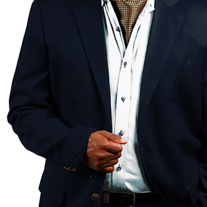 Blazer décontracté noir Zeta de qualité supérieure pour homme, coupe ajustée, veste de costume, tenue de fraternité, blazer à un bouton, vente en gros, sur mesure pour le bureau - Product Image 6