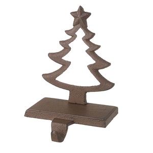 Support moderne en métal pour chaussettes de Noël, pour une présentation festive sur la cheminée, durable, personnalisable, pour les étagères de cheminée, les salles familiales, l'hiver - Product Image 6