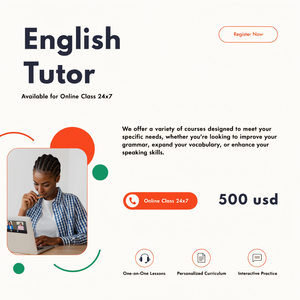 Entrenamiento de Comunicación en Inglés en Línea para Estudiantes Globales - Product Image 2