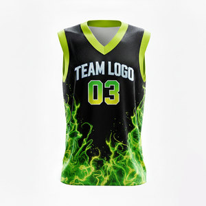 Maillot et short de basketball personnalisés avec nom et numéro d'équipe - 100% polyester, protection UV, séchage rapide, taille élastique, logo avant/arrière - Product Image 1