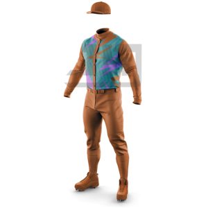 Uniforme de baseball personnalisé imprimé sur mesure, respirant, antibactérien, maillot de sublimation, pantalon assorti, adultes - Product Image 3