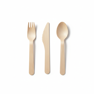 Globally Selling Smooth Polished <b>Edges</b> 100% Natural Wooden Cutlery for Catering & Takeaway Usage at Outstanding Market Price - Product Image 1