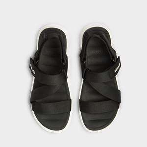 Sandalias Deportivas de Alta Calidad con Punta Abierta, Color Negro Completo, Casuales, Cómodas, con Correa de Talón Extraíble - Product Image 3