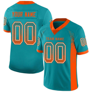 Nouveau design de maillot de football américain personnalisé, impression par sublimation de haute qualité, maillot d'entraînement de football américain OEM - Product Image 1