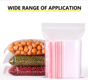 ถุงซิปล็อคใส ราคาส่ง หนา 0.5 มม. และ 2 มิล - ทนทานและนำกลับมาใช้ใหม่ได้ ขนาดสั่งทำได้ ใช้งานได้หลากหลาย - Product Image 1