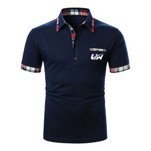 Chemises polo personnalisées avec logo imprimé, prix de gros, pas cher, grandes tailles, respirantes, de qualité supérieure pour hommes, design avec poche - Product Image 1