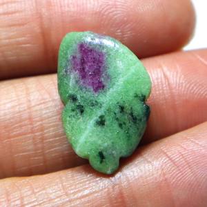 Cabujón de Zoisita Rubí Natural Tallado, Gema de Rubí Tallada a Mano, Piedra Suelta Lisa, Proveedor Mayorista para Joyería - Product Image 3