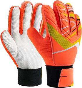 Gants de gardien de but de football professionnels personnalisés, paume en latex haute adhérence, protection des doigts, pour match - Product Image 6
