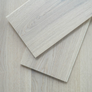 100% Suelo de fibra de madera impermeable Aqua Engineered Wood MDF HDF Suelo laminado Precio - Product Image 1