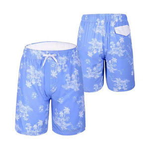 Shorts décontractés pour homme en toile de polyester noire à séchage rapide avec cordon de serrage, logo frontal, respirants, taille mi-haute - Product Image 4