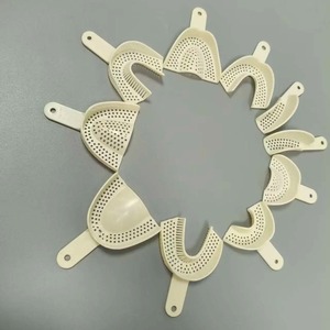 Bandeja para Impresiones Dentales, Porta Dientes de Plástico Blanco, Herramientas de Higiene Bucal para Dentistas, Clase I, Manual - Product Image 6