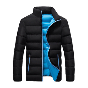 Custom Men's Black <b>Quilted</b> Puffer Jacket Lightweight Insulated <b>Winter</b> Coat Full Zip Warm Casual Outdoor Design Unisex 100% - Product Image 1