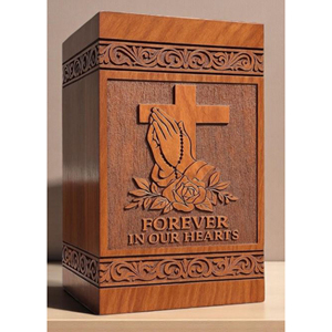 Custom Printed Wooden Urn for Ashes Wooden Cremation Urn with Sliding Lid Design urn by AYAANS - Product Image 3