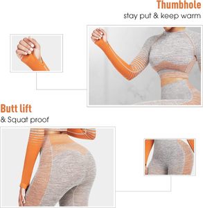Ensemble de yoga personnalisé : Leggings taille haute et soutien-gorge de sport légers 19. Vêtements de sport pour femmes, ensemble 2 pièces, leggings taille haute, soutien-gorge de sport rembourré - Product Image 3