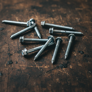 Long Size 25mm-300mm Heavy Duty Wood <b>Screws</b> - Class 4 <b>Galvanized</b> Hex Head Lag Fasteners - Product Image 1