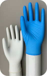 Gants en nitrile bleu foncé jetables, sans poudre, imperméables, à écran tactile, 4 mil, pour examen médical, dentaire, vétérinaire, pour médecin - Product Image 4