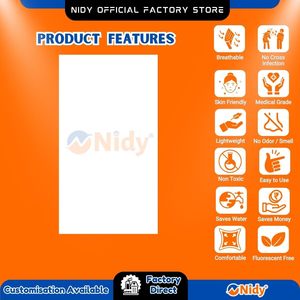 Nidy Disposable Cotton Towel Paper Soft Lightweight Hygienic For Clean Personal Care Travel Guest Use - Product Image 3