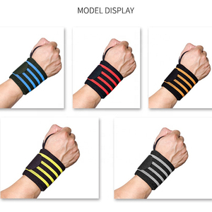Muñequeras para Levantamiento de Pesas con Soporte para Pulgar, Correas de Gimnasio, Brazaletes Deportivos, Bandas para Manos - Product Image 4