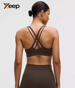 XEEP สปอร์ตบราโยคะคุณภาพสูงสำหรับผู้หญิง รุ่น XC-SB-93 ดีไซน์เรียบง่าย ระบายอากาศได้ดี สายปรับได้ แผ่นรองถอดออกได้ รองรับได้ดี แห้งเร็ว - Product Image 2