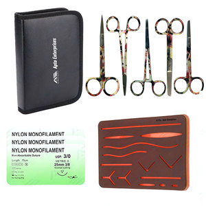 Surgical Medical Practice <b>Kit</b> for <b>Suture</b> Training Tools for Medical Surgical Skill Stainless Steel <b>Suture</b> <b>Kit</b> Professional - Product Image 1