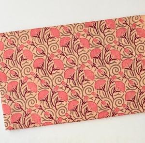 Wholesale LEGACY <b>FABRICS</b> Sanganer Water Resistant <b>Medium</b> Weight Plain Knitted Cotton <b>Fabric</b> Floral Home Textile Bag Cover - Product Image 1