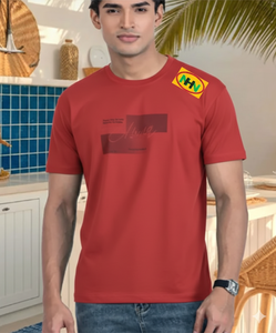 เสื้อยืดผู้ชาย พิมพ์ลาย ผ้าฝ้าย 100% แบรนด์สั่งทำ แขนสั้น บริการ OEM ผ้าถัก BD ย้อมสีพื้น แห้งเร็ว ระบายอากาศได้ดี - Product Image 1