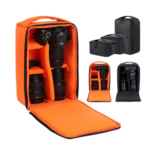 Polyester <b>Camera</b> Bag with Zipper Closure Shockproof Sponge Customizable Padded Dividers for Safe Equipment Storage - Product Image 4