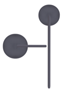 Aluminum Long Cabinet Handle Silk Antique <b>Matt</b> Rose Gold Graphite Grey <b>Black</b> Round Sphere Top Wardrobe <b>Door</b> Pull Furniture - Product Image 3