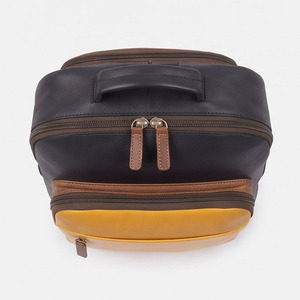 Men Genuine Leather Laptop <b>Backpack</b> Men's Leather Business Travel <b>Backpack</b> Men Leather Laptop <b>Backpack</b> Multi Pocket - Product Image 4