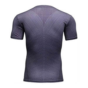 T-shirt de compression athlétique pour homme, design personnalisé, nouvelle collection, couche de base performante pour la course à pied, la gym et l'entraînement sportif - Product Image 4
