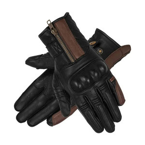 Gants de moto en cuir de haute qualité, courts, compatibles écran tactile, OEM - Product Image 1