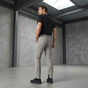 Reinforced Knee Zippered Pocket Articulated Racing Pants <b>Men</b> MTB <b>Mountain</b> <b>Bike</b> Riding <b>Trousers</b> Adjustable Waist Ankle Cuff - Product Image 2