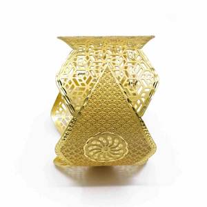 Wholesale 14K 18K 24K Dye Gold Plated Wide Cuff <b>Kada</b> Bracelet, Fashion Jewelry, Traditional <b>Kada</b> Design, Brass Cuff <b>Kada</b> Bangle. - Product Image 3