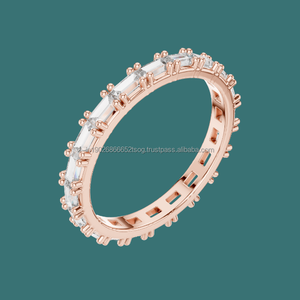 เครื่องประดับสวยงาม10K ชุดแหวนวางซ้อนกันได้เครื่องประดับแฟชั่นแบบมิกซ์แอนด์แมทช์ - Product Image 1