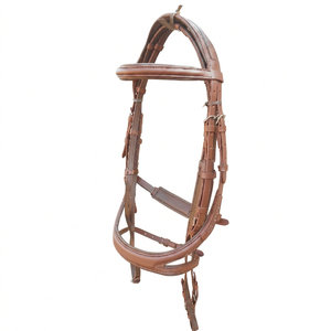 Fronture de Cheval Personnalisable en Cuir Véritable de Haute Qualité – Accessoire de Bridon Anglais Confortable et Durable pour Dressage, Saut et Trail - Product Image 5